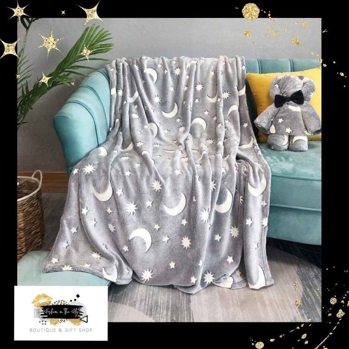 Glow In The Dark Fleece Throw