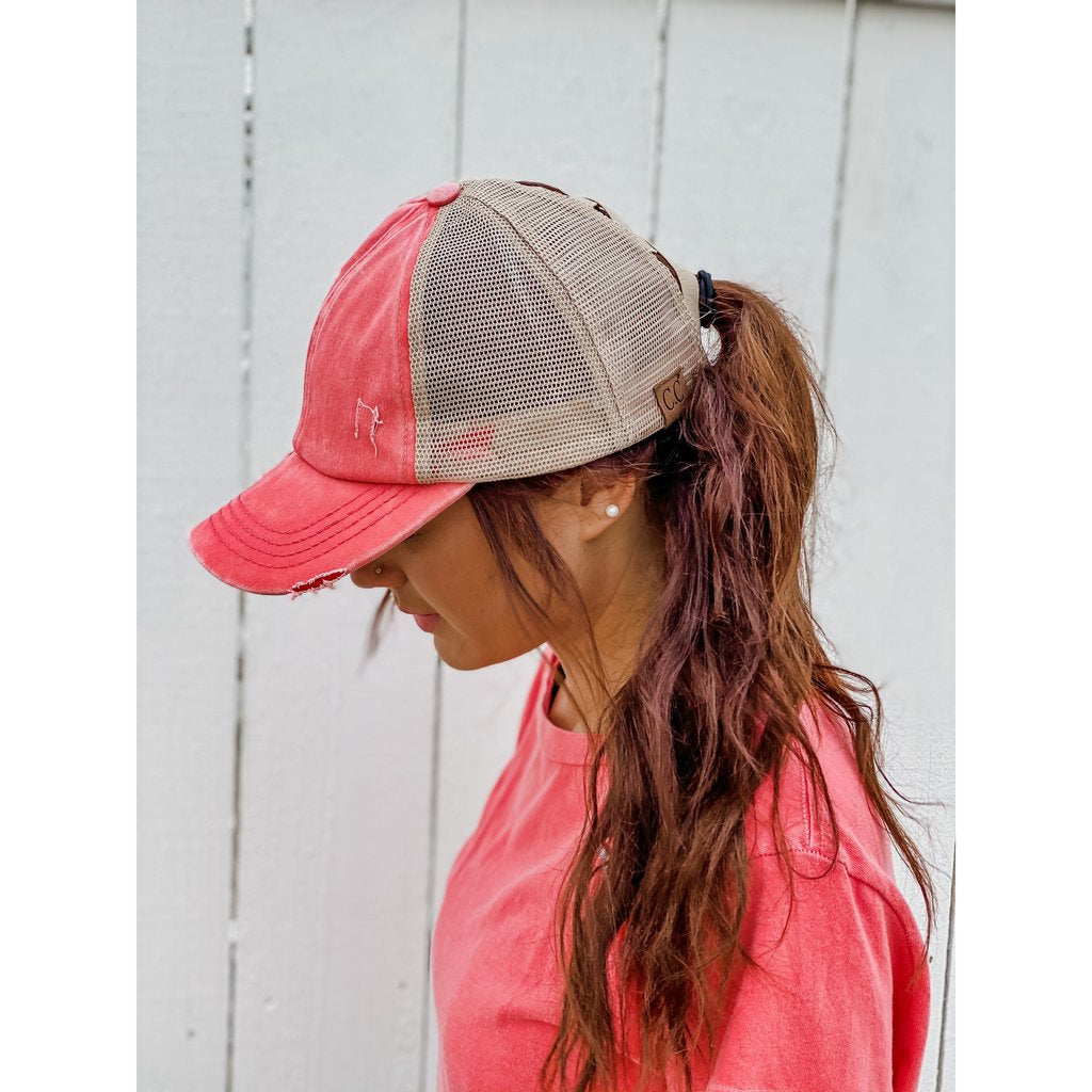CC CrissCross ponytail Hats