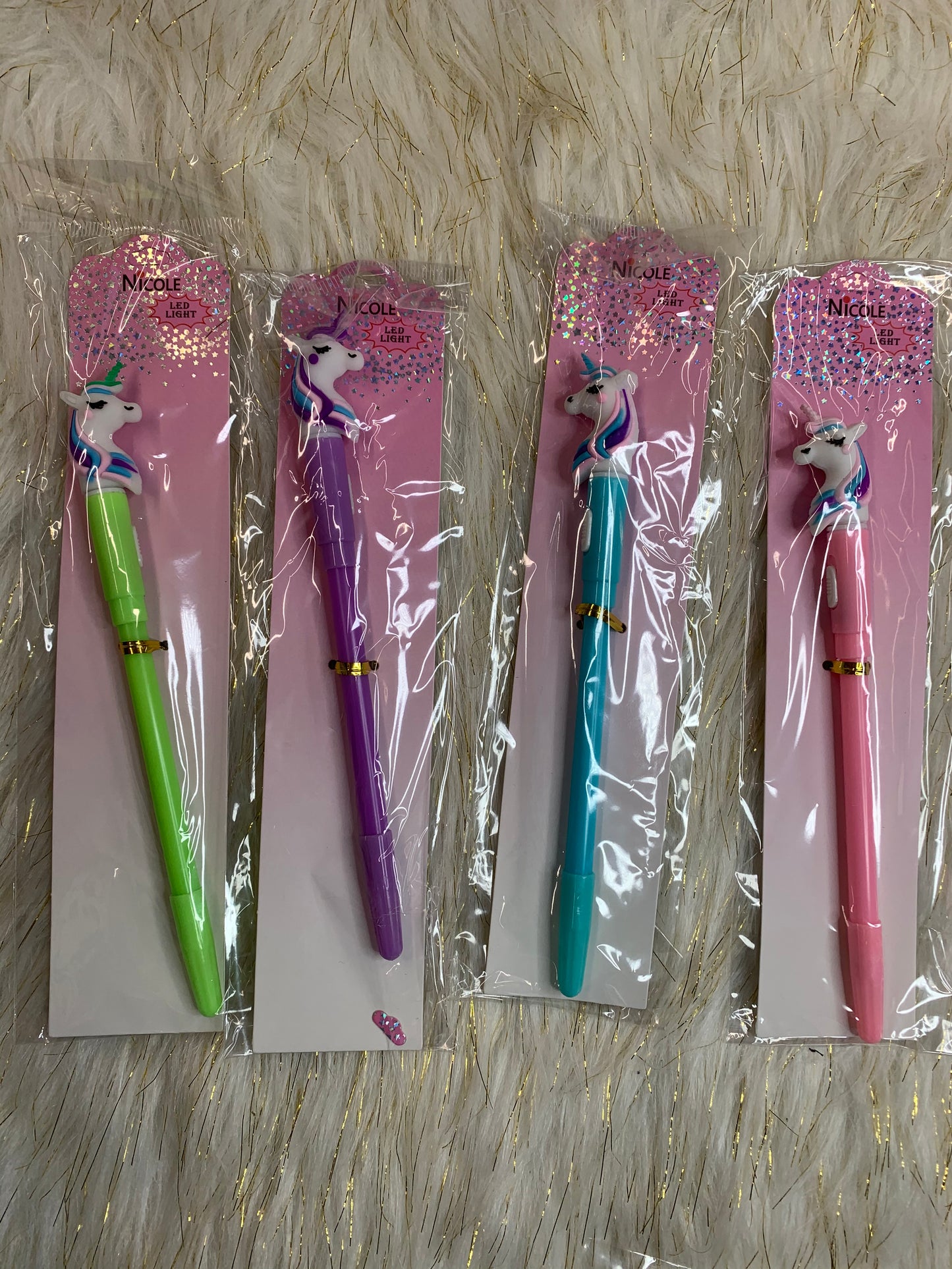 Nicole LED Lighted Unicorn Pens