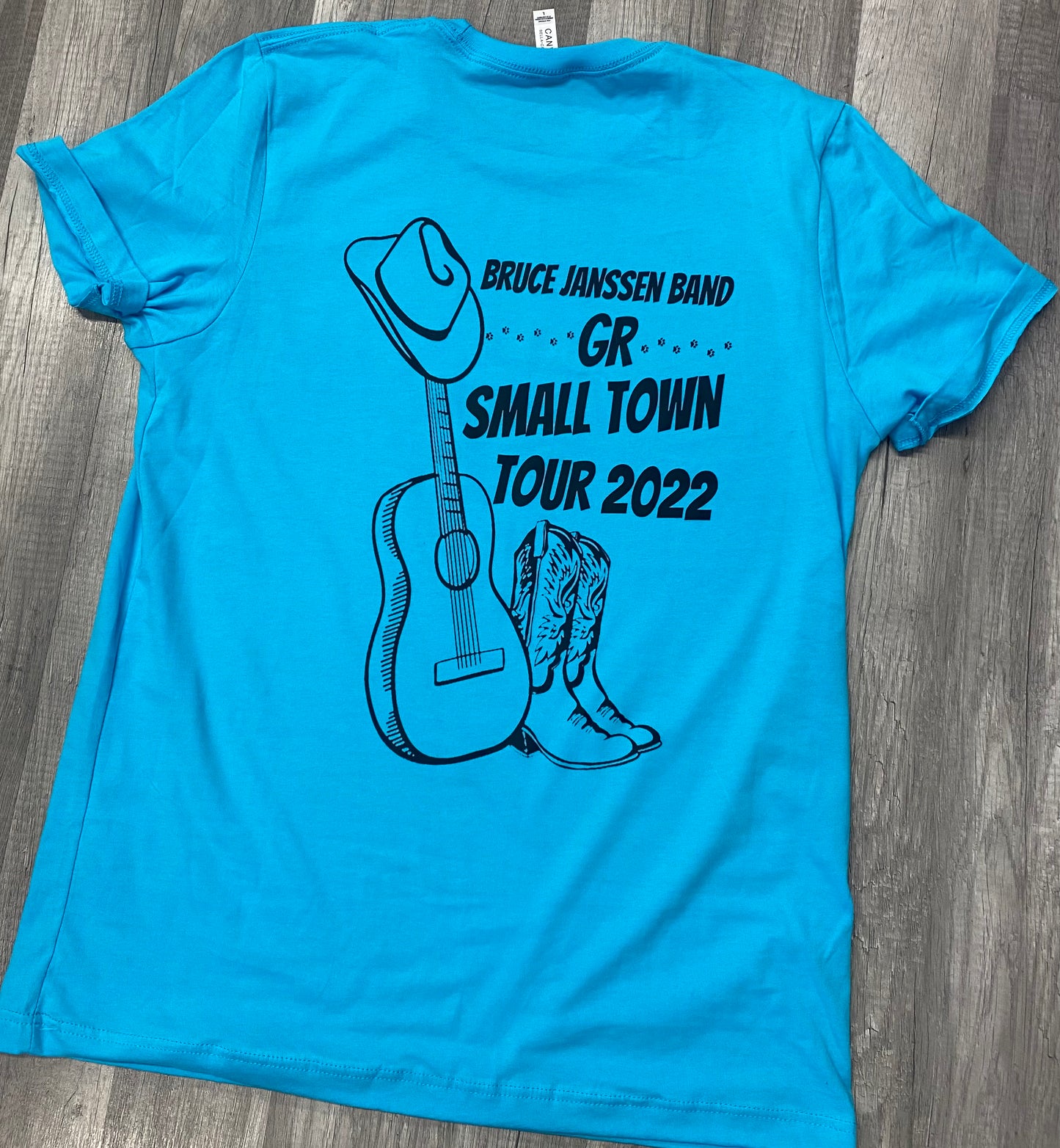 Bruce Janssen Band Small Town 2022 Concert Shirts