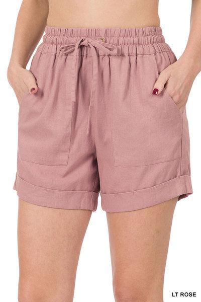 Linen Canvas Shorts