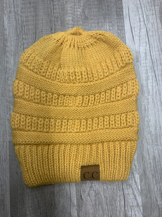 Solid CC Beanies W/ pony tail access