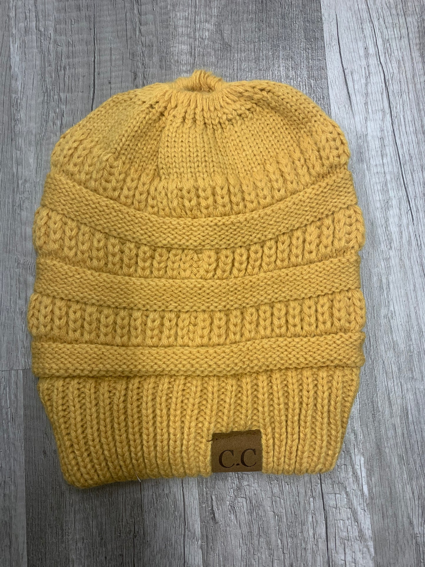 Solid CC Beanies W/ pony tail access