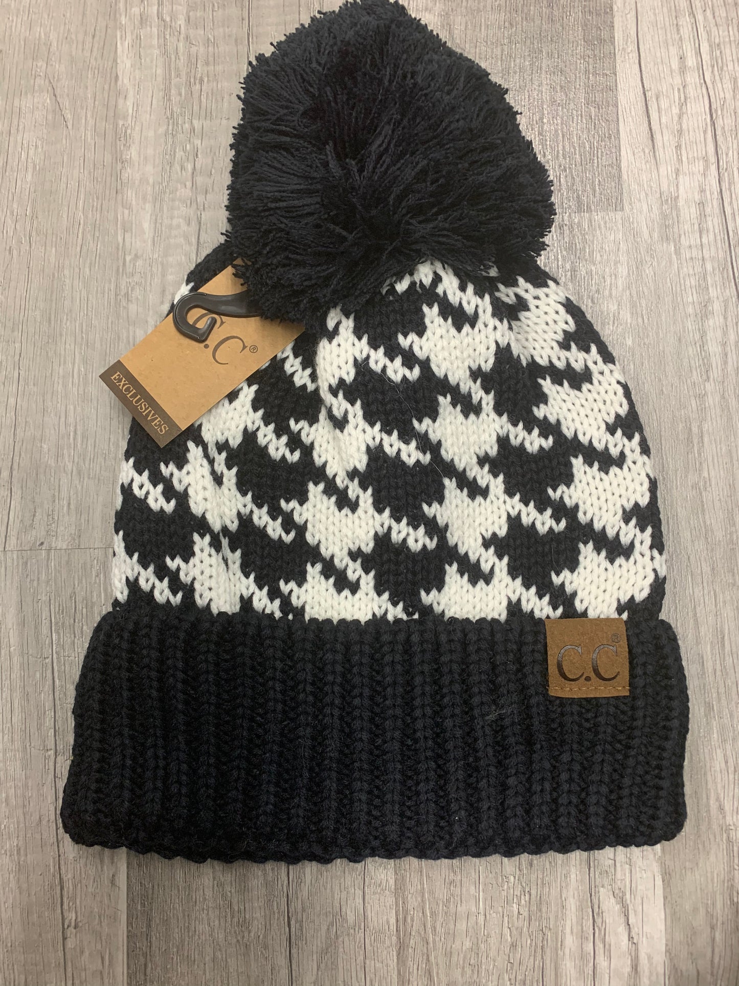 Houndstooth CC Hats