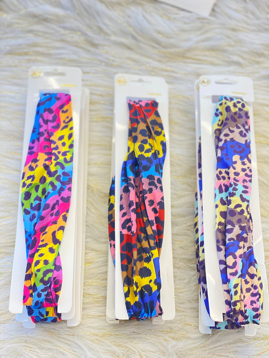 Cheetah Tie Dye Headbands