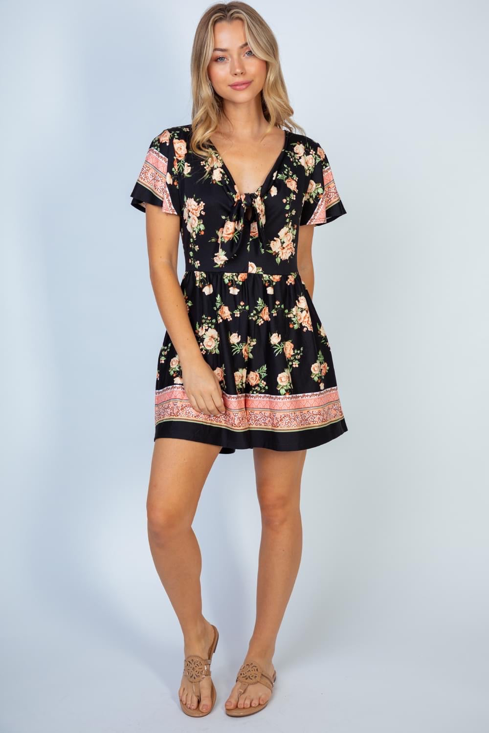 Next Level Floral Romper