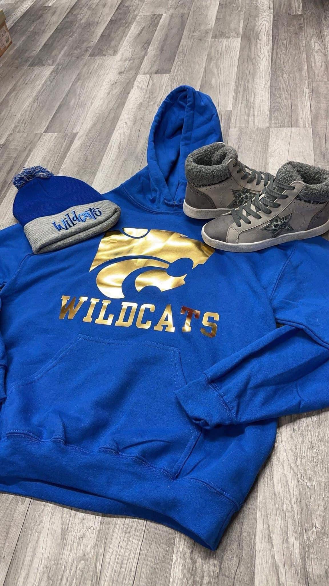 Wildcats Gear Metallic Puff