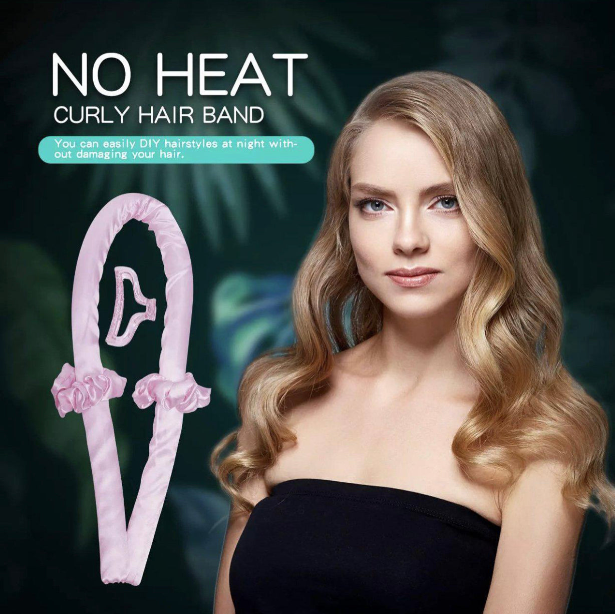 No Heat Curling Satin Rod- Tik Tok