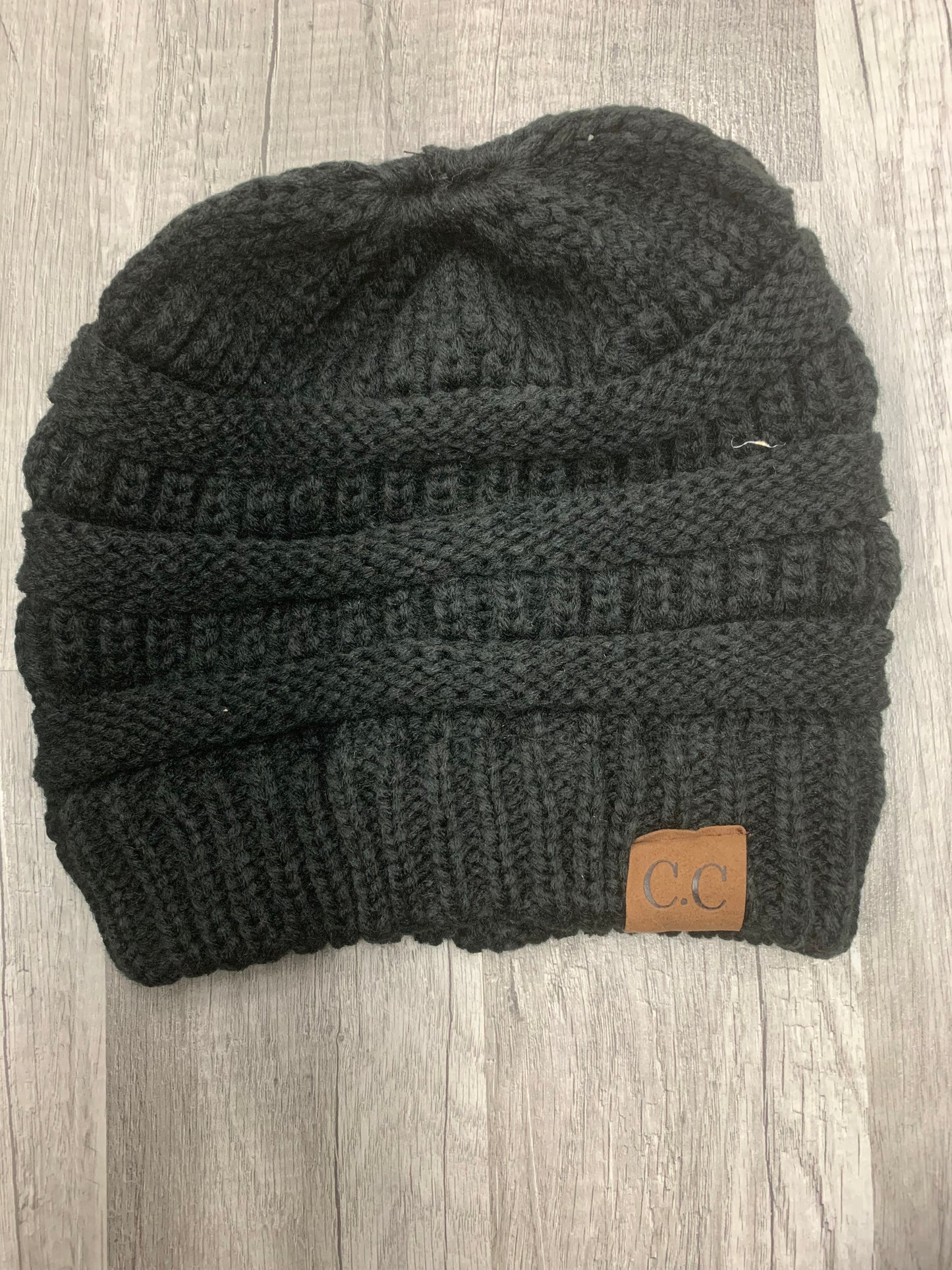 Solid CC Beanies W/ pony tail access