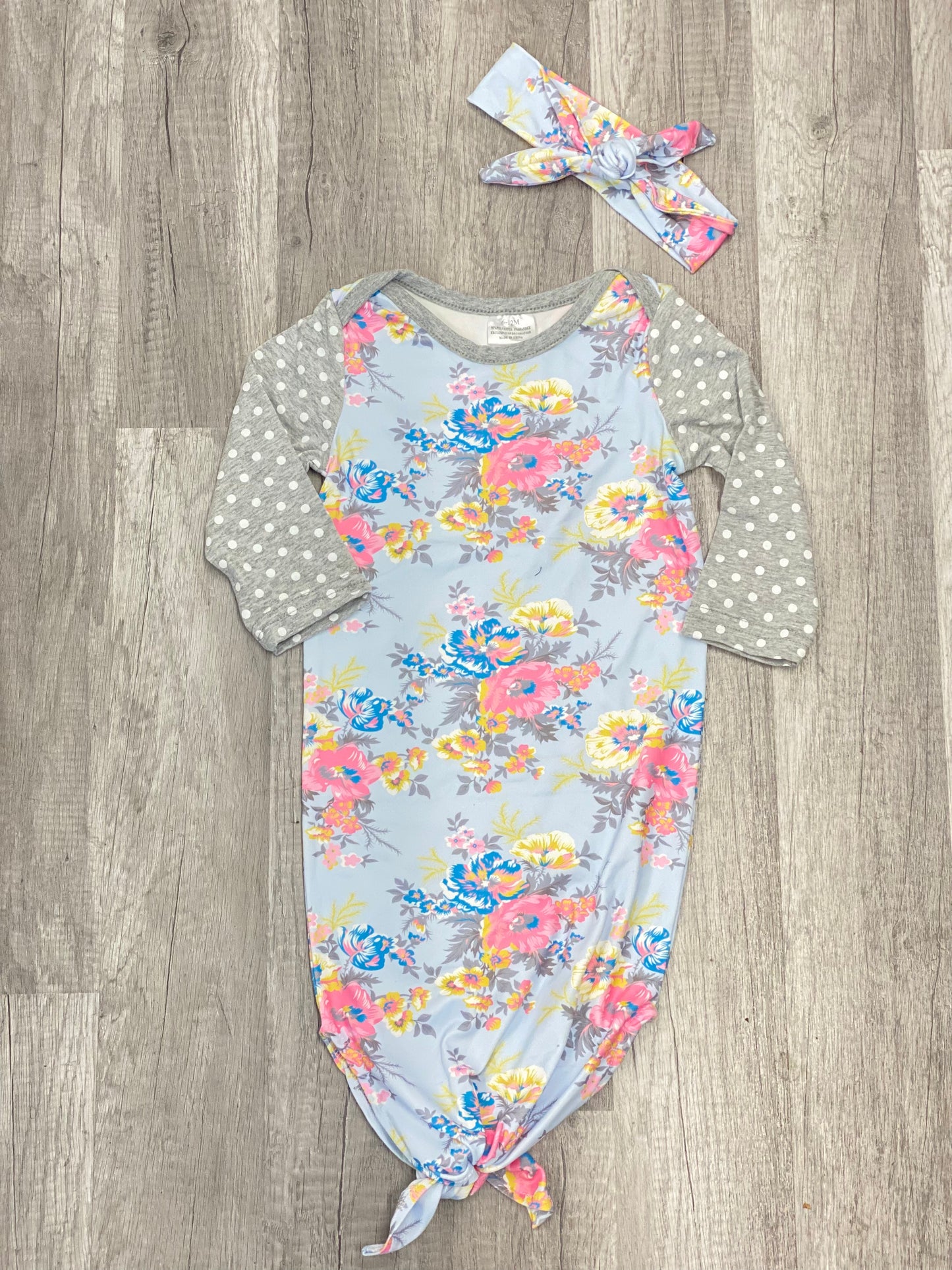 Floral Sleeper Gown