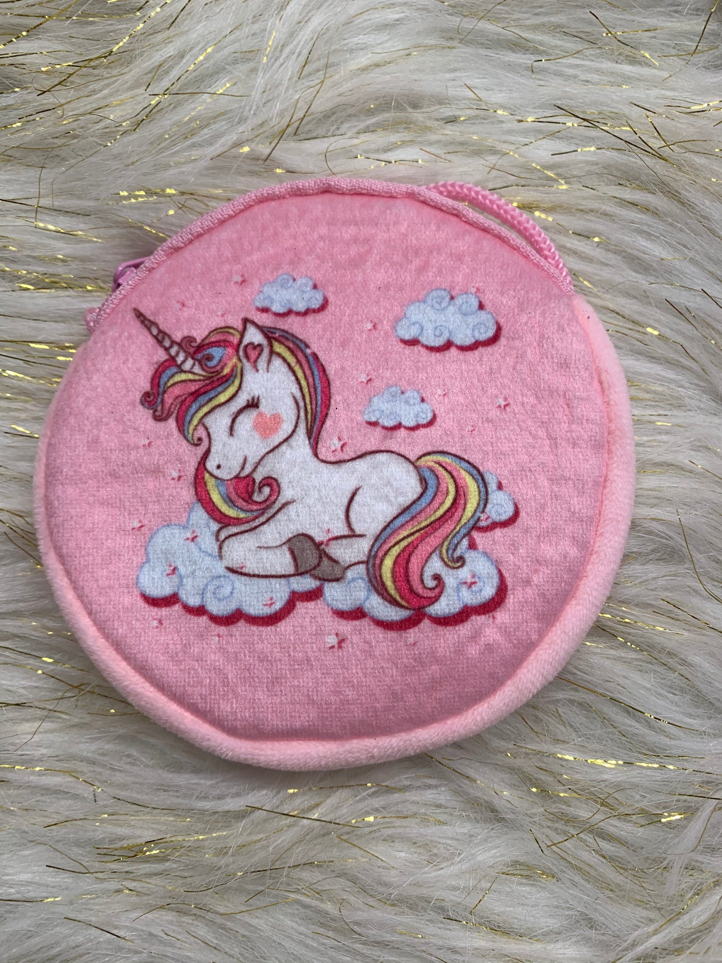 Round Unicorn Crossbody Purses