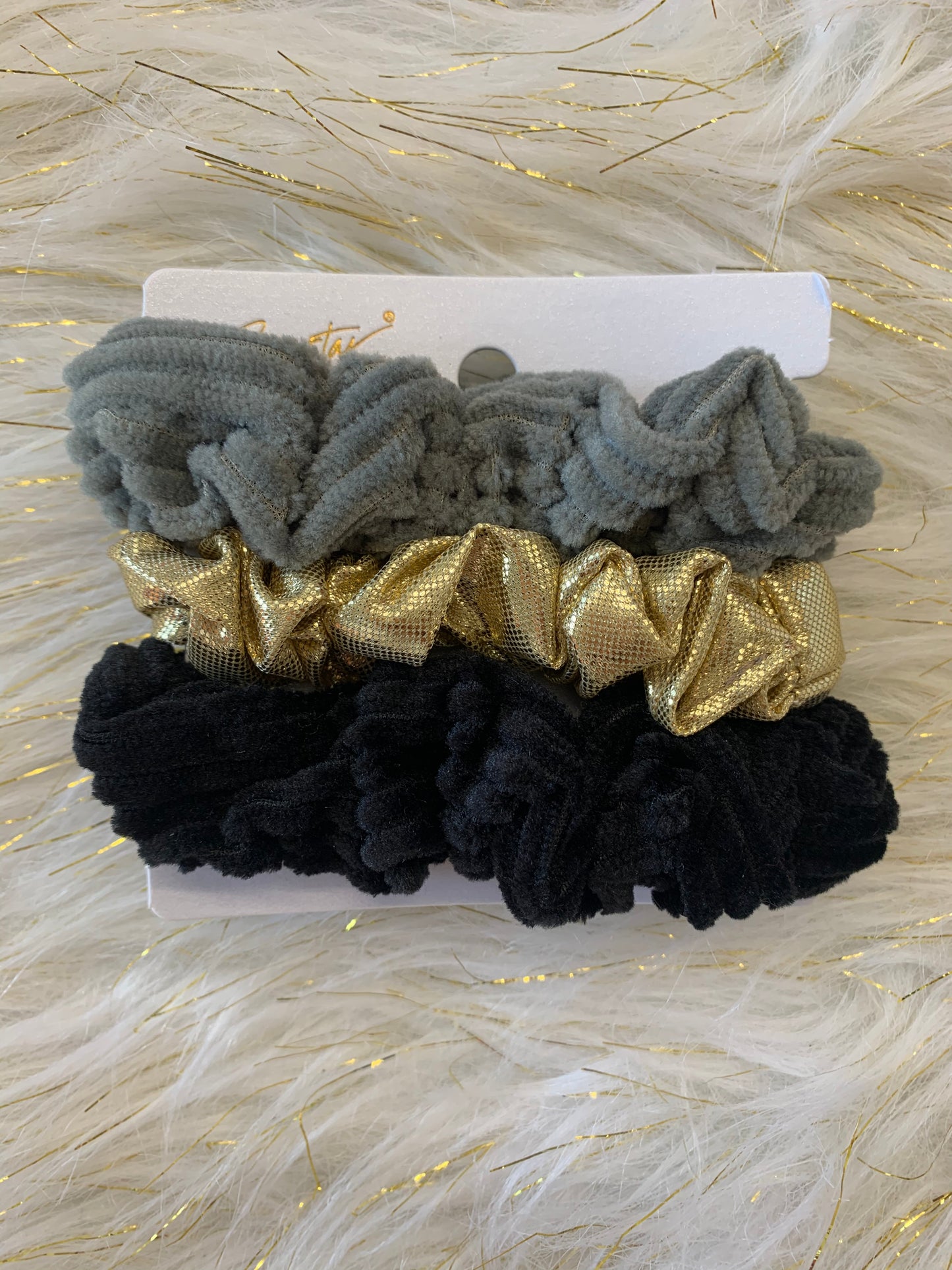 Metallic Scrunchie