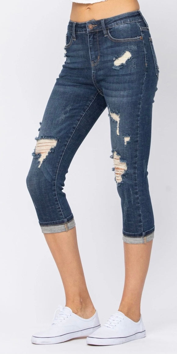 Judy Blues High Rise Capris