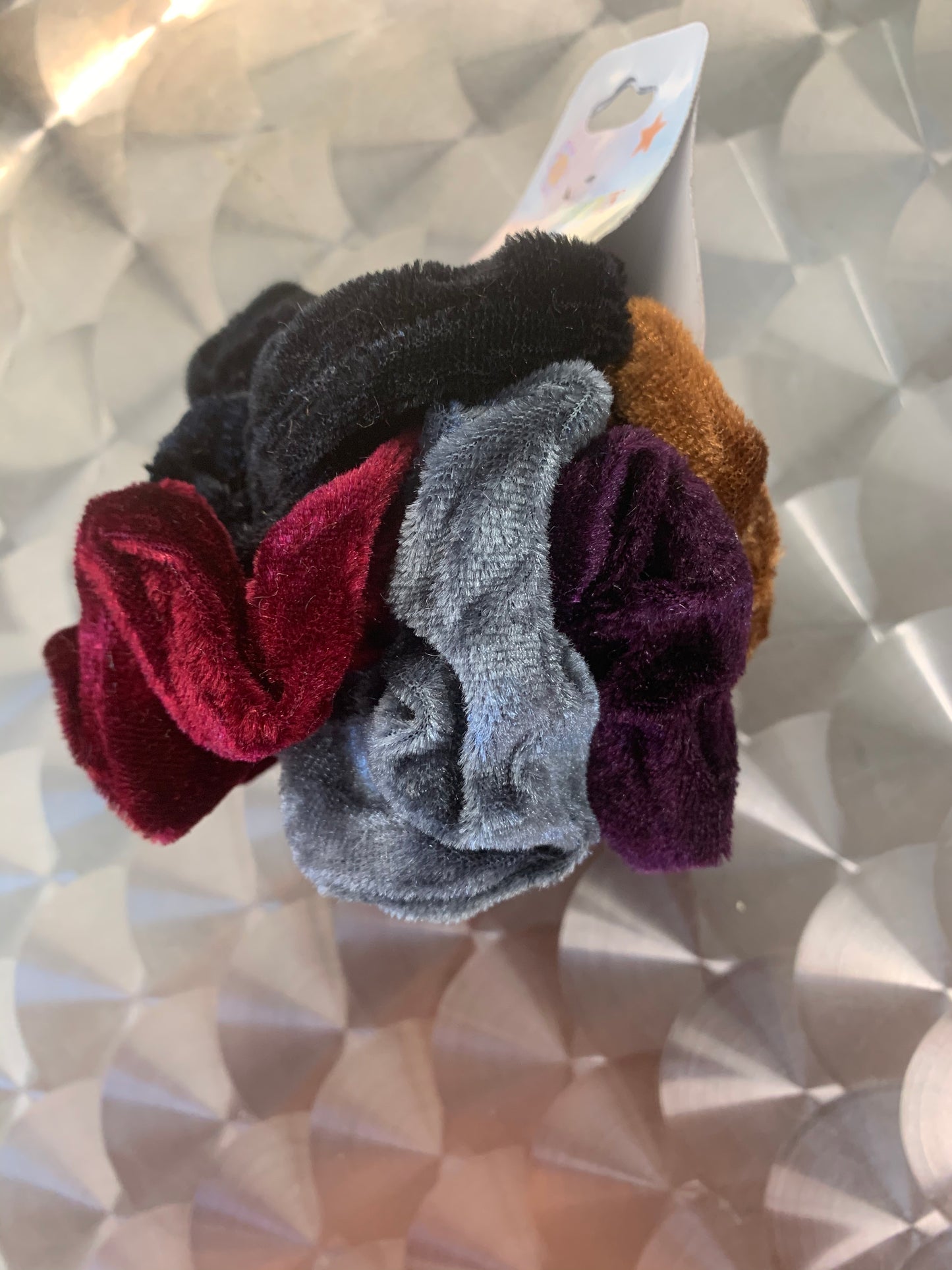 Velvet scrunchies