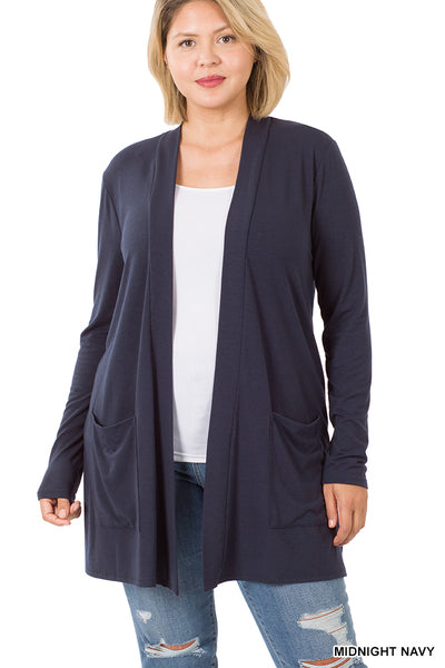 Slouchy pocket cardigan