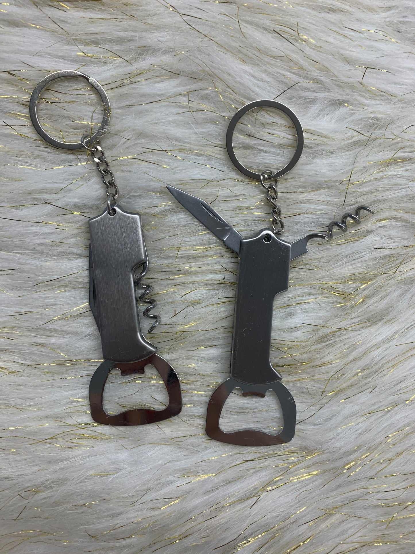 Multi Bottle Opener Key Chain