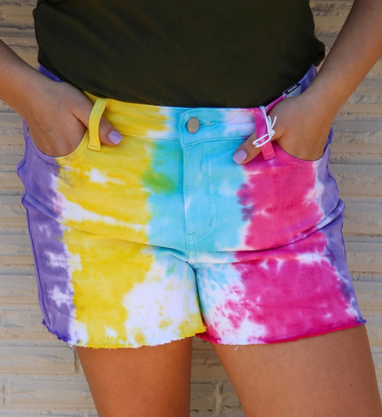 Judy Blue  Shorts ~ Snow Cone cut off 150085