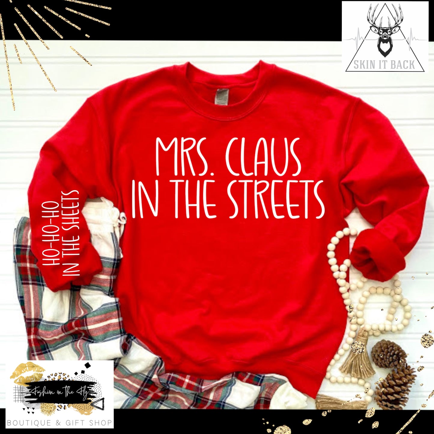 Mrs Claus In The Streets