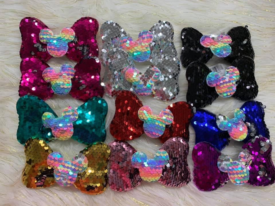 Mini Mouse sequin Bows