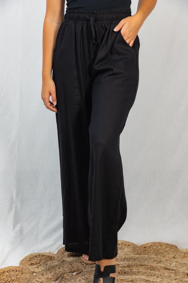 Linen Wide leg pants