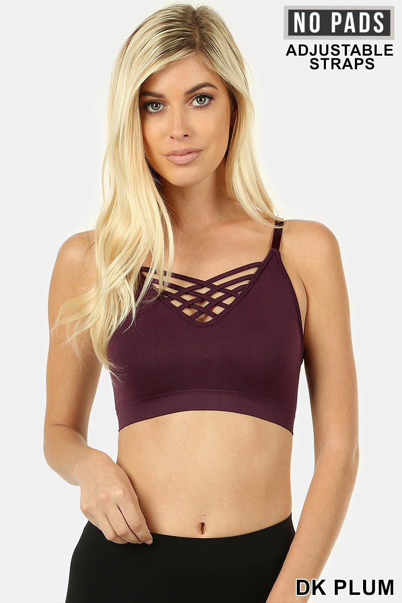 Criss Cross Zenana Bralette S/M